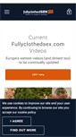 Mobile Screenshot of fullyclothedsex.com